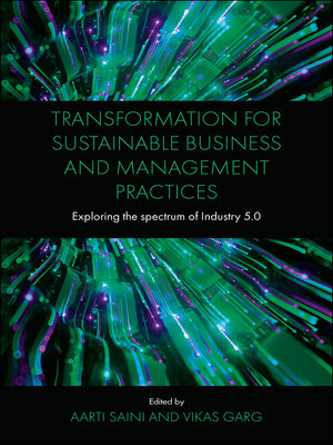 cover image of Transformation for Sustainable Business and Management Practices